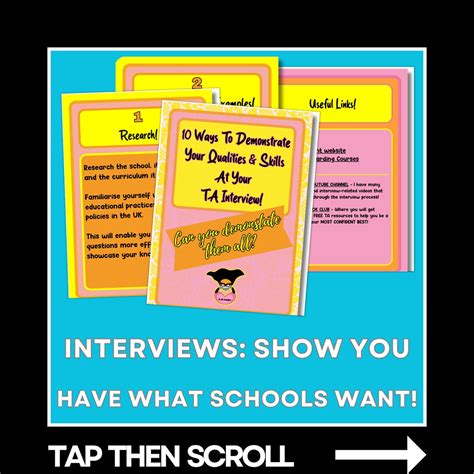 TA Interview Guide Hot To Demonstrate Your Skills Qualities PDF Etsy