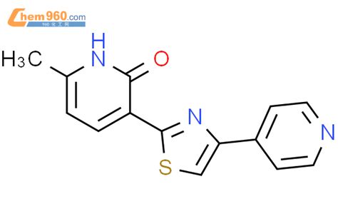 727383 97 3 2 1H Pyridinone 6 Methyl 3 4 4 Pyridinyl 2 Thiazolyl