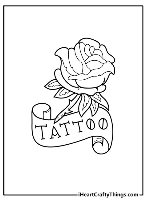 Tattoo Coloring Pages Free Coloring Pages Printables