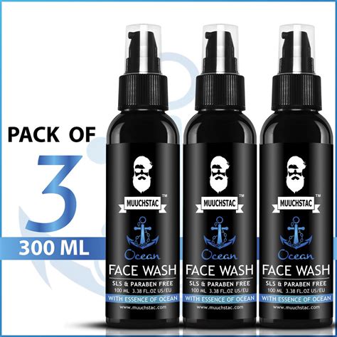 Muuchstac Ocean Face Wash For Men All Skin Types