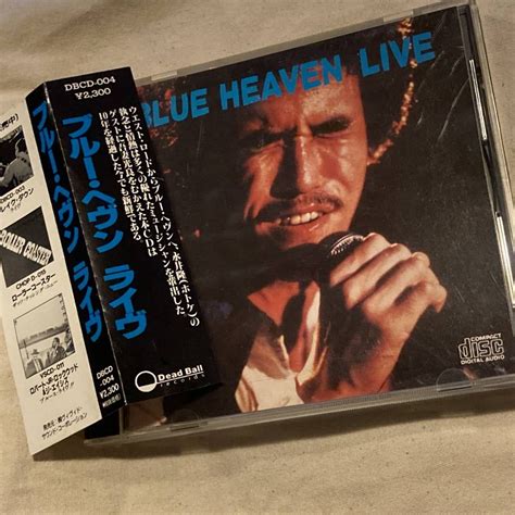 【やや傷や汚れあり】即決 送料込 Blue Heavenブルー・ヘヴン Live 帯付廃盤 ブルース 永井 ホトケ”隆 チャールズ清水