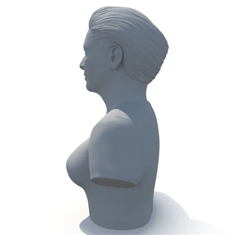 Female Bust 01 3d Print Model 3d Model 3d Printable Cgtrader