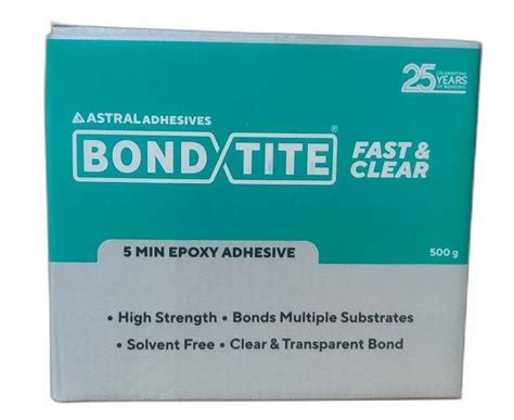 Astral Bondtite Fast Clear Epoxy Adhesives Gm At Rs Piece In