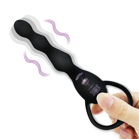 Vibrador De Contas De Silicone Puxando Plug Anal Produto De Masturbação Fêmea Longa Shopee Brasil