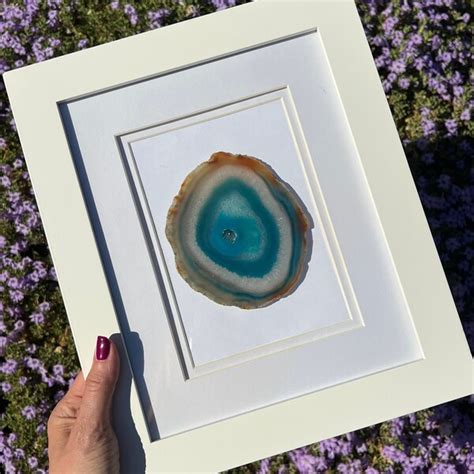 Agate Slice Framed Etsy