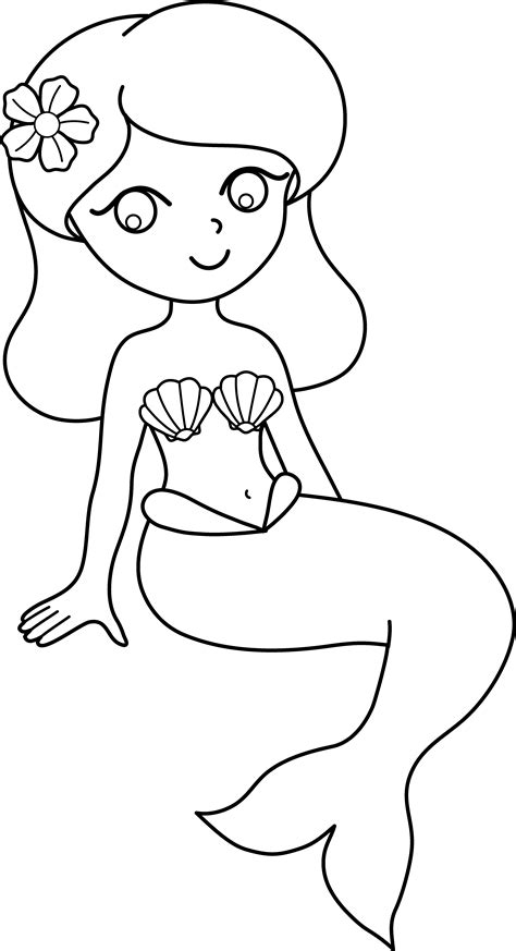 Printable Colouring Pictures Of Mermaids