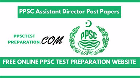 Assistant Director Ppsc Past Papers Ppsc Test Preparation