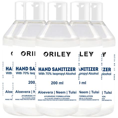 Oriley Waterless Hand Sanitizer Isopropyl Alcohol Based Instant