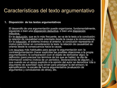 El Texto Argumentativo Ppt Descarga Gratuita