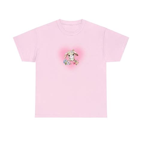 Bunny Heart T Shirt Coquette Valentines S Coquette T Shirt Pink T Shirt Aesthetic Shirt