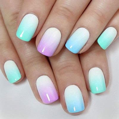 27 Easy Pastel Rainbow Nails to Copy (Get These Colors) | Lovika