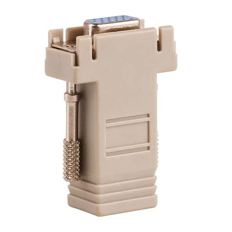 Extension Vga Mâle Vers Lan Cat5 Cat6 Rj45 Câble Réseau Connecteur Femelle Adaptateur