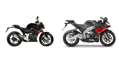 Motorrad Vergleich Zündapp ZXN Naked vs Aprilia RS ABS
