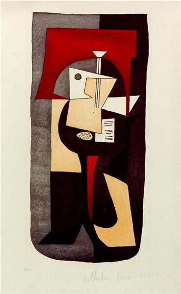 Guitar On Pedestal Pablo Picasso Wikiart Org