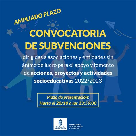 Convocatoria De Subvenciones Dirigidas A Asociaciones Y Entidades Sin