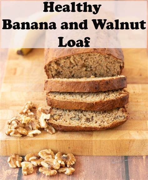 Healthy Banana And Walnut Loaf Neils Healthy Meals