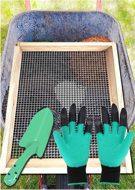 Amazon Soil Sifter For Garden Multi Purpose Wood Compost Dirt