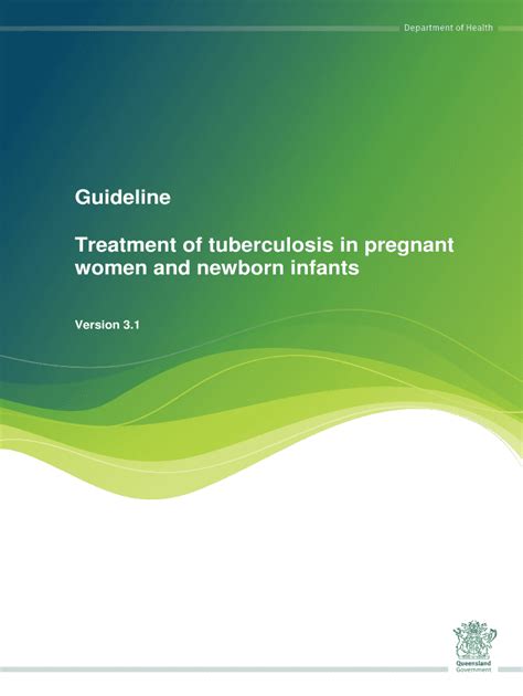 Fillable Online Treatment Of Tuberculosis In Pregnant Fax Email Print