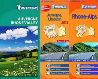 Michelin Green Guide Pack Auvergne And The Rhone Valley Guide And