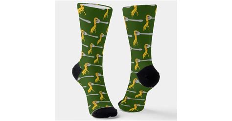 Pasta On Fork Fun Spaghetti Italian Food Pattern Socks Zazzle