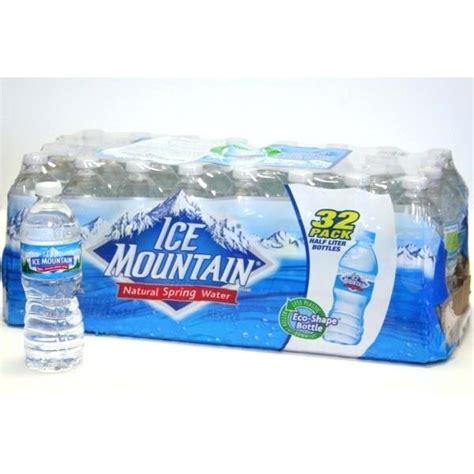 Water Bottle Ice Mountain Logo - LogoDix