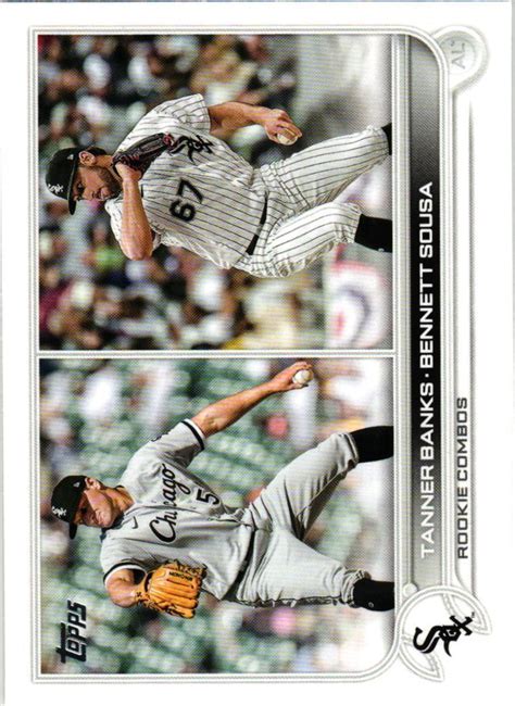 Topps Update Us Tanner Banks Bennett Sousa Rc White Sox Ebay