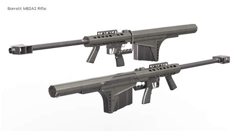 M82A2 Barrett 50 Cal Sniper Rifle 3D Warehouse, 42% OFF