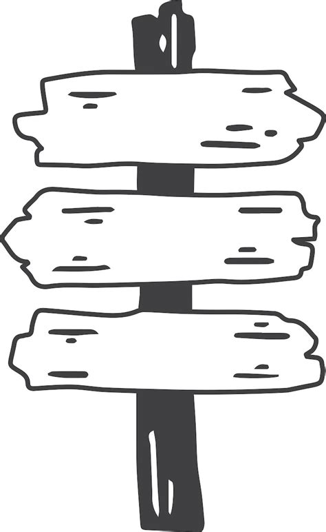 premium vector hand drawn road sign illustration