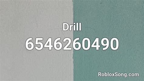 Drill Roblox ID Roblox Music Codes