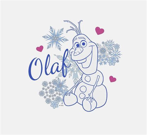 Olaf - Snowflakes PNG Free Download - Files For Cricut & Silhouette ...