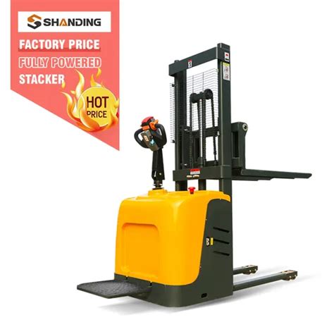 High Quality Walking Full Dc Motor Reach Stacker Forklift Ton