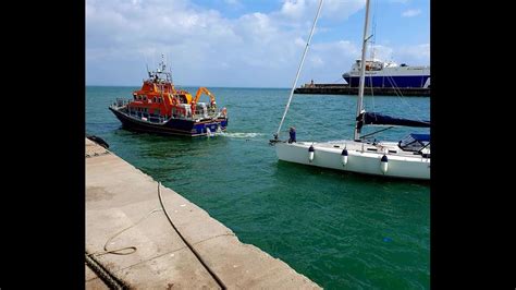 Rosslare Harbour Rnli Comes To Aid Of 12m Sailing Yacht With Two Crew