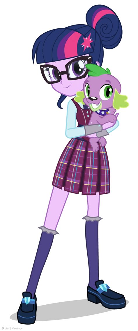 Image Friendship Games Twilight Sparkle And Spike Artworkpng My