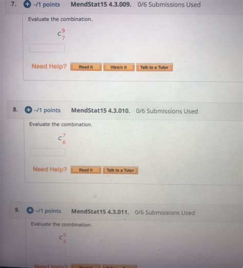 Solved 7 1 Points MendStat15 4 3 009 0 6 Submissions Chegg