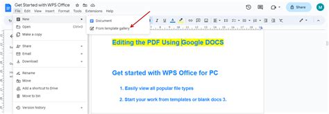 Bagaimana Mengedit PDF Di Google Drive Langkah Demi Langkah WPS