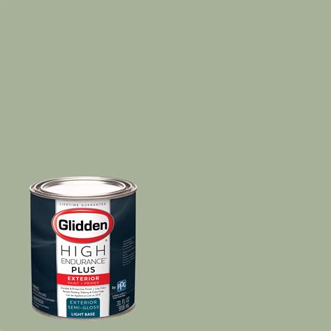 Glidden High Endurance Plus Exterior Paint And Primer Sage Pond Gy