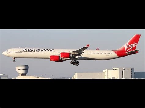 Virgin Atlantic VIR24 Los Angeles London Hethrow Toliss A340