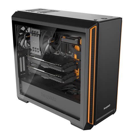 Be Quiet Silent Base Window Orange Orange Bo Tier Pc