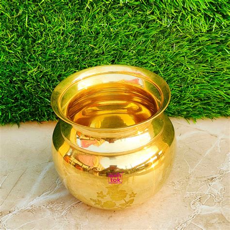 Brass Puja Lota, Drinking Lota, Serving Lota, Handcraft Mandir Lota ...