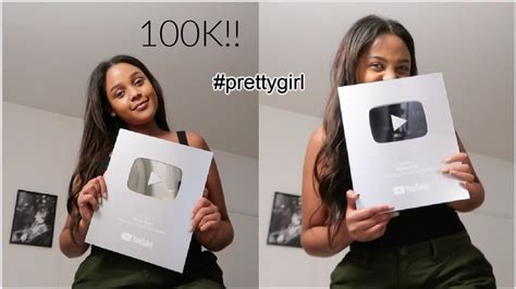 K Youtube Plaque Unboxing K Prettygirl Nycgirl Youtube