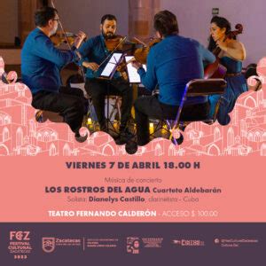 Programa Teatro Calder N Festival Cultural Zacatecas Fenaza