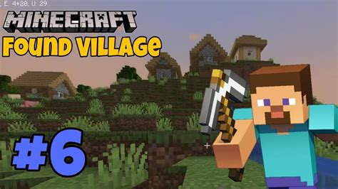 Finally I Found A Village Minecraft Survival Gameplay Part 06 🔥 Minecraft Survival Youtube