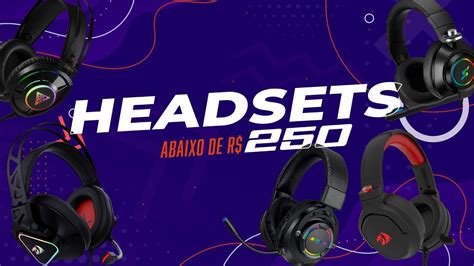 Conheça os MELHORES HEADSETS 7 1 por MENOS de R 250 YouTube