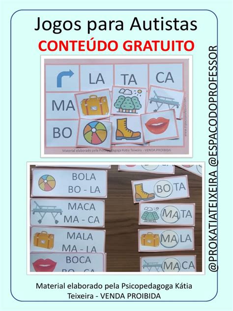 Jogos Para Autismo Pdf - Jogos Pedagógicos para Autistas | PDF | Comunicação | Computação e ...