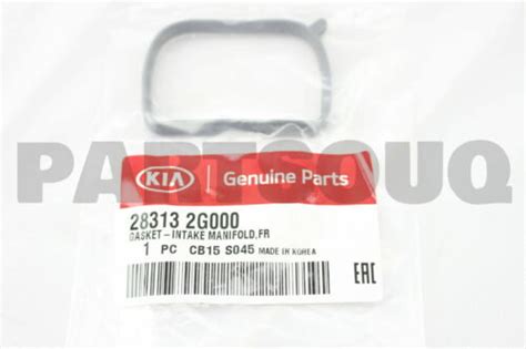 283132G000 Genuino Hyundai Kia COLECTOR DE ADMISIÓN JUNTA FR eBay