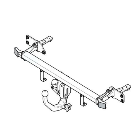 Westfalia Towbar For Fiat Panda 4WD 2012 Onwards Detachable Tow Bar