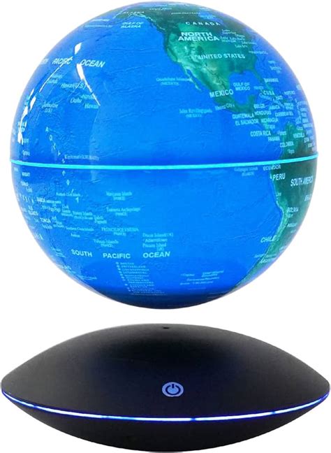 Magnetic Levitation Globe 6 Inch Levitating Globe Lamp World Map