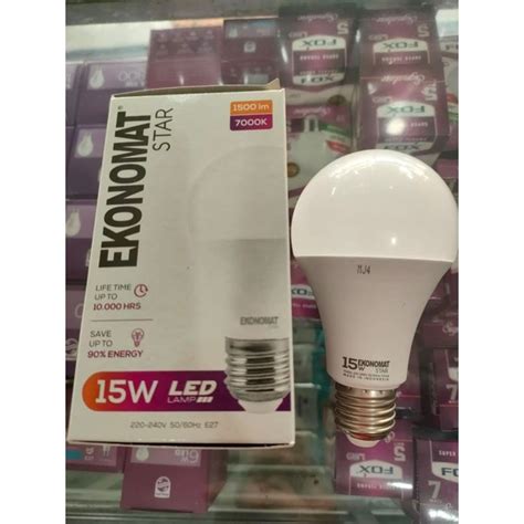 Jual Lampu Led Ekonomat Star Watt Cahaya Putih Shopee Indonesia