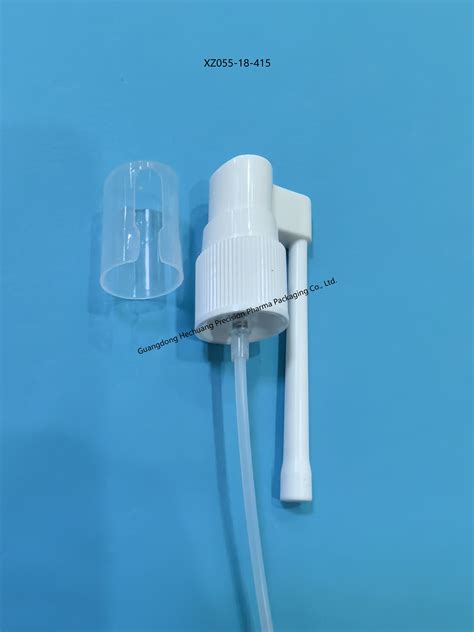 White Plastic Medical Long Spray Nozzle Oral Mouth Spray Pump Spray