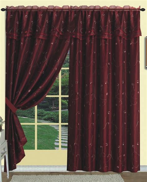 Burgundy Curtains For Living Room Roy Home Design